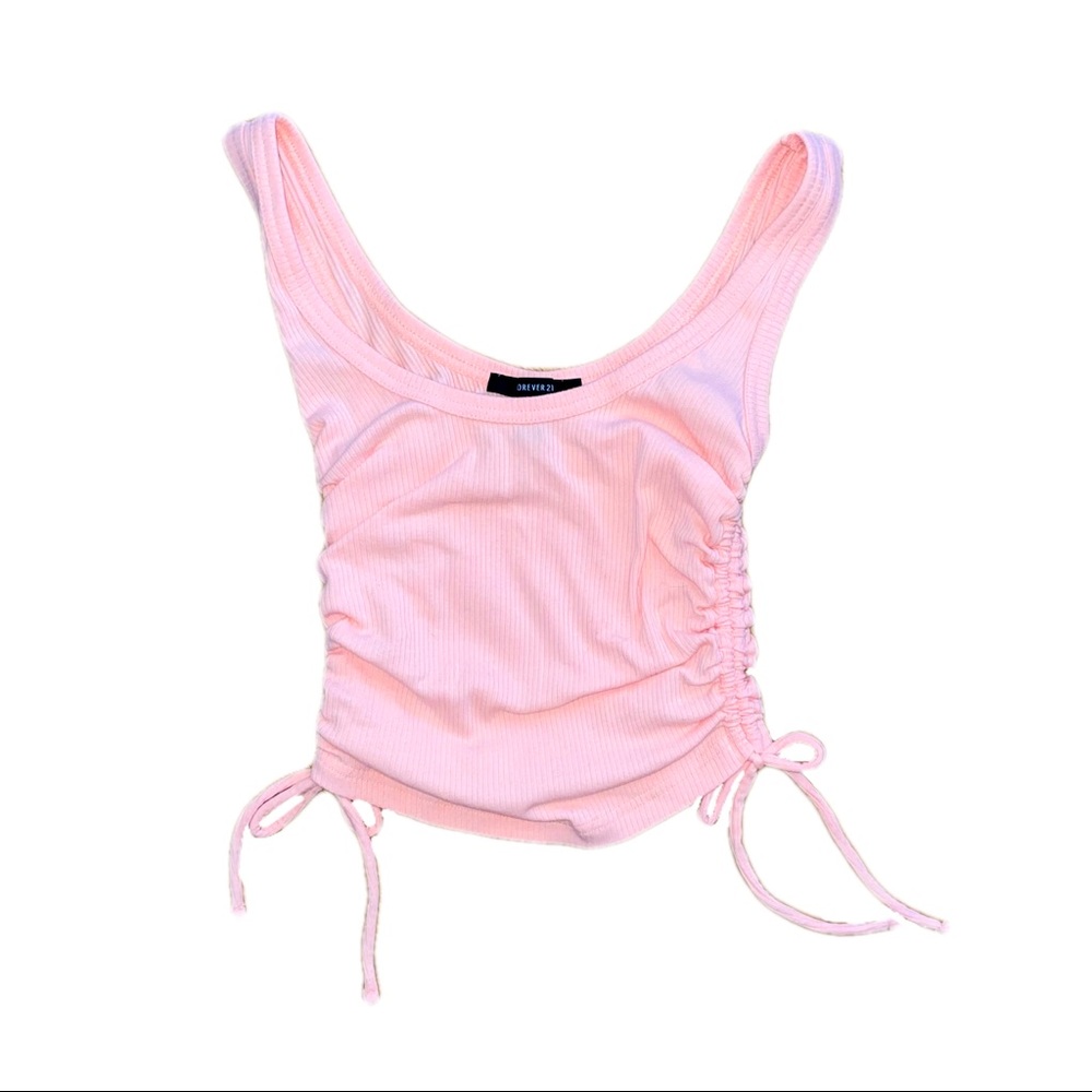 Side rouched tank top, size M